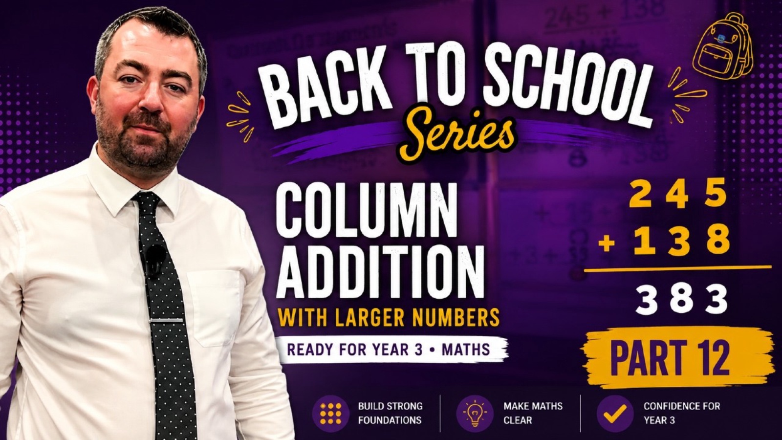 Year 3 Column Addition with 3-Digit Numbers